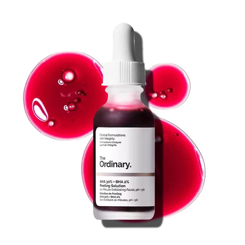AHA 30% + BHA 2% Peeling Solution 30ml Peeling Solution Exfoliating Facial Brighten Smooth Cleanse Pores and Brighten Dullness