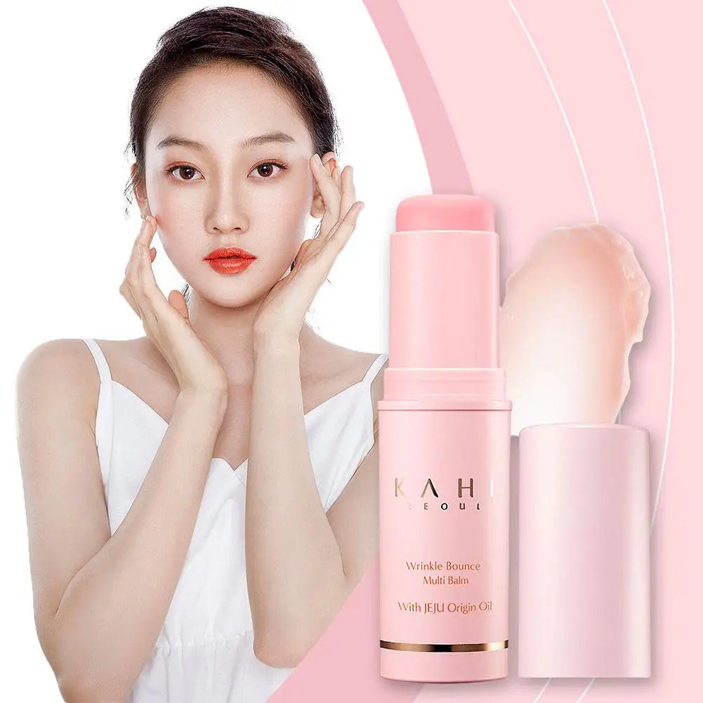 KAHI Moisturizing Wrinkle Bounce Multi Balm Stick Facial Collagen Cream Korean Cosmetics