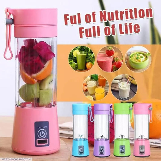 Portable Electric Juicer Blender Multicolor Rechargeable